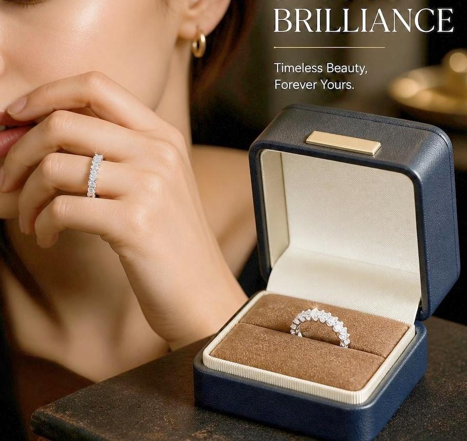 Adjustable Crystal Ring