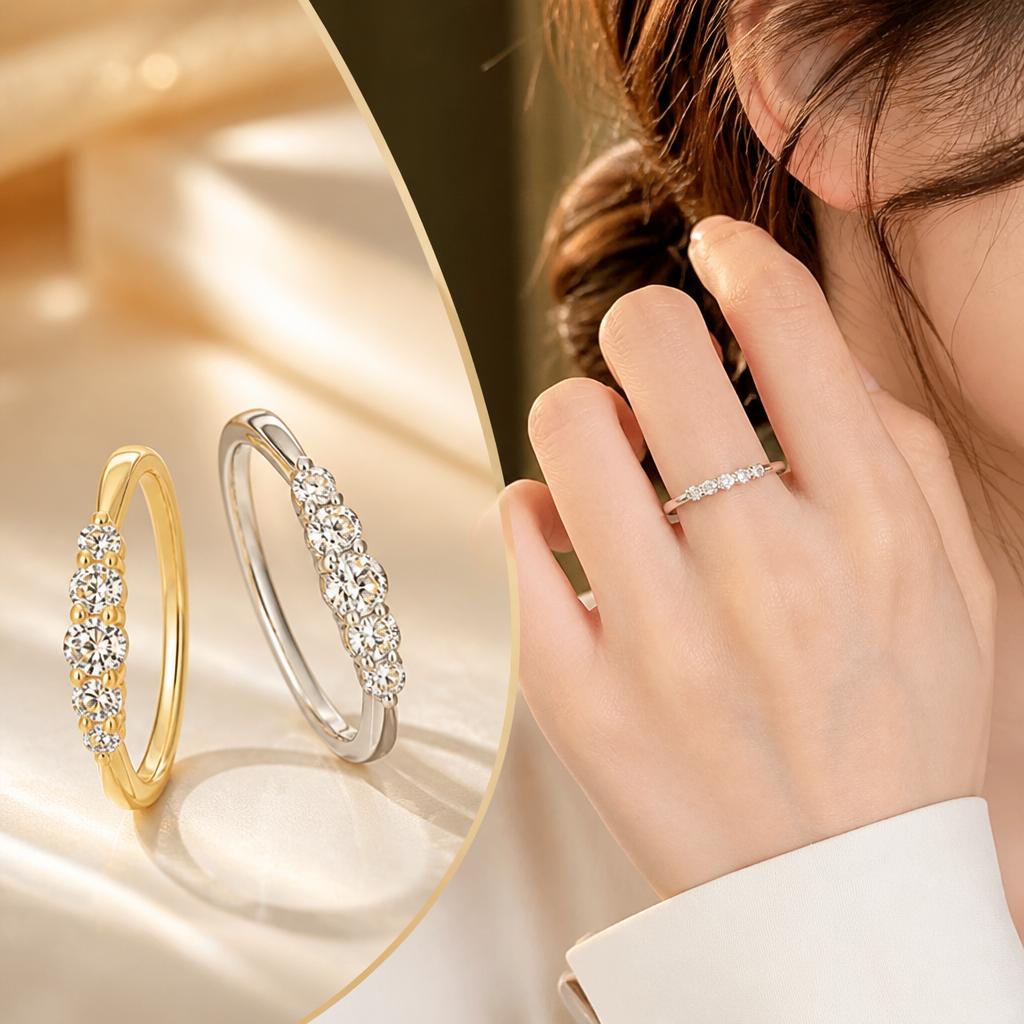 Open Crystal Ring — Product image 1 / 1