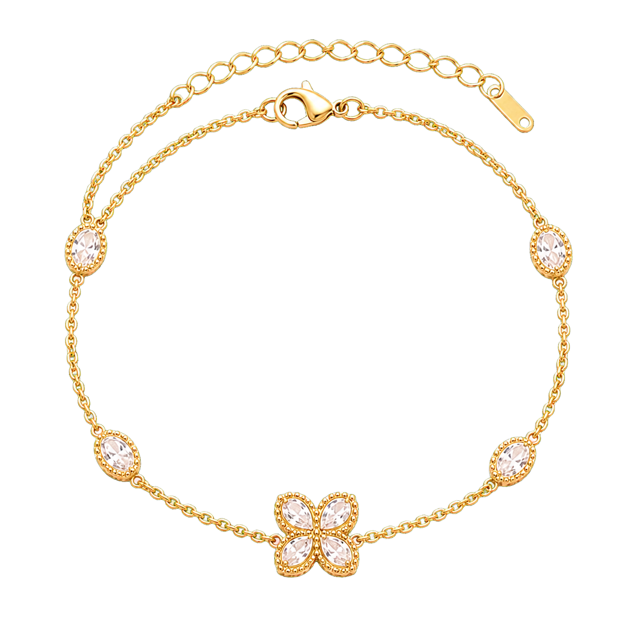 Gold butterfly bracelet